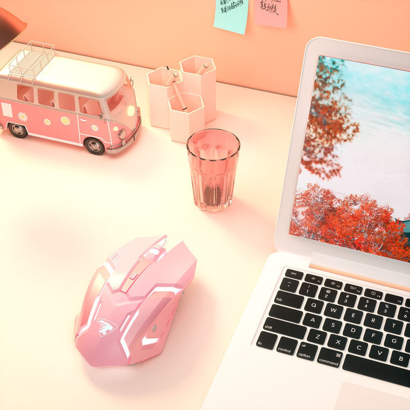 Silent Wireless Rechargeable Bluetooth Mouse
