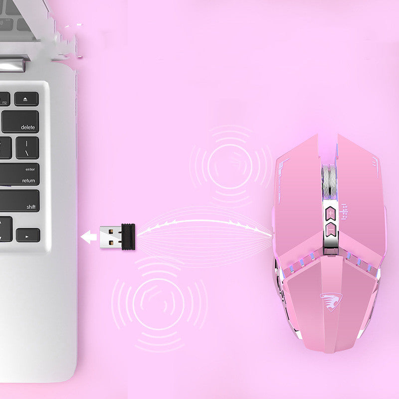 Silent Wireless Rechargeable Bluetooth Mouse